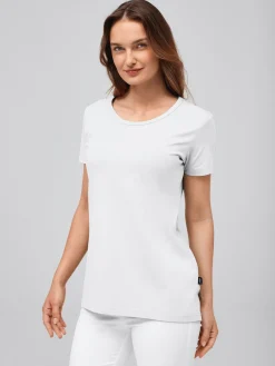 Damen T-Shirt CORIA mit längerer Rückenpartie