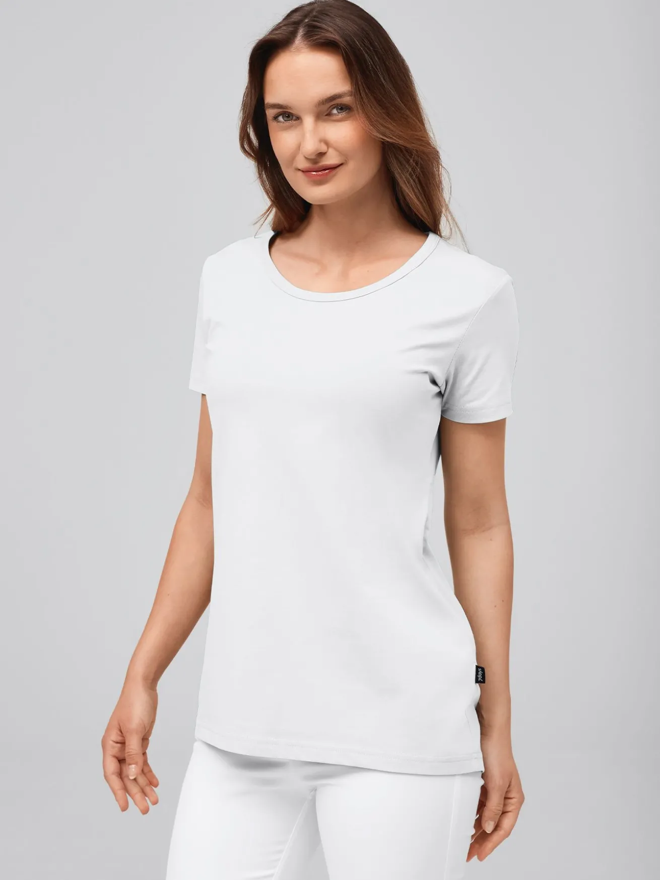 Damen T-Shirt CORIA mit längerer Rückenpartie